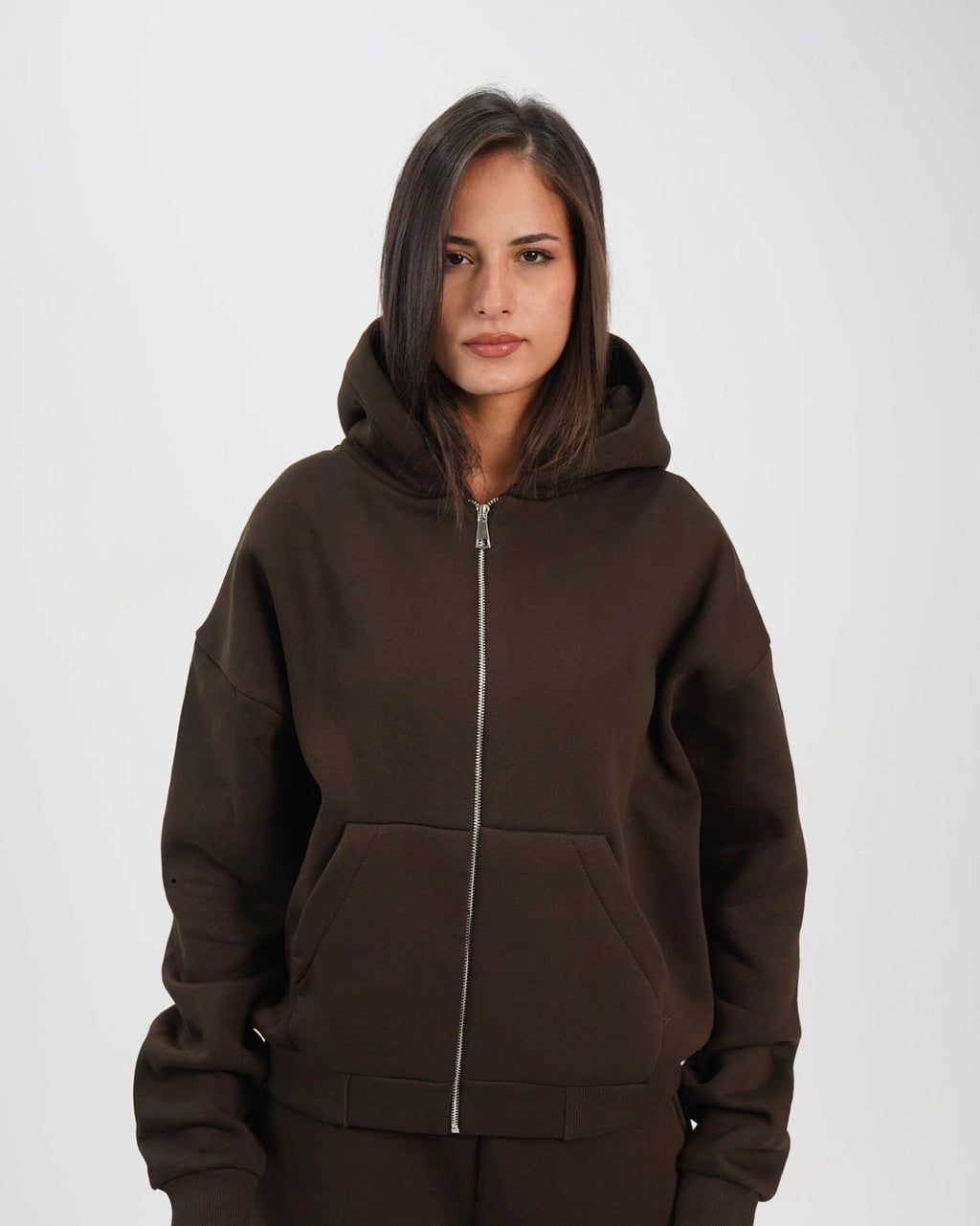 Unisex Hoodie Brown