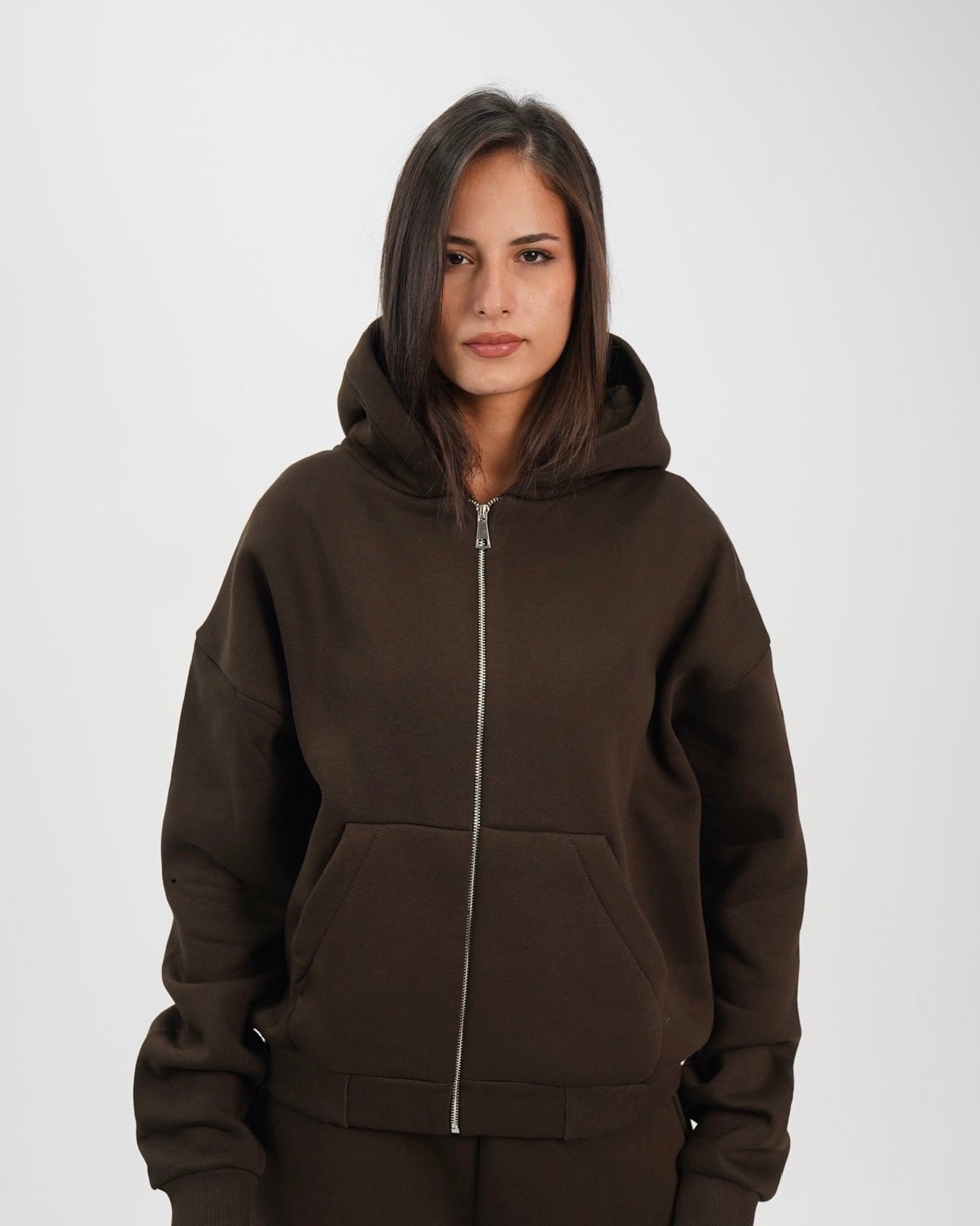 Unisex Hoodie Brown