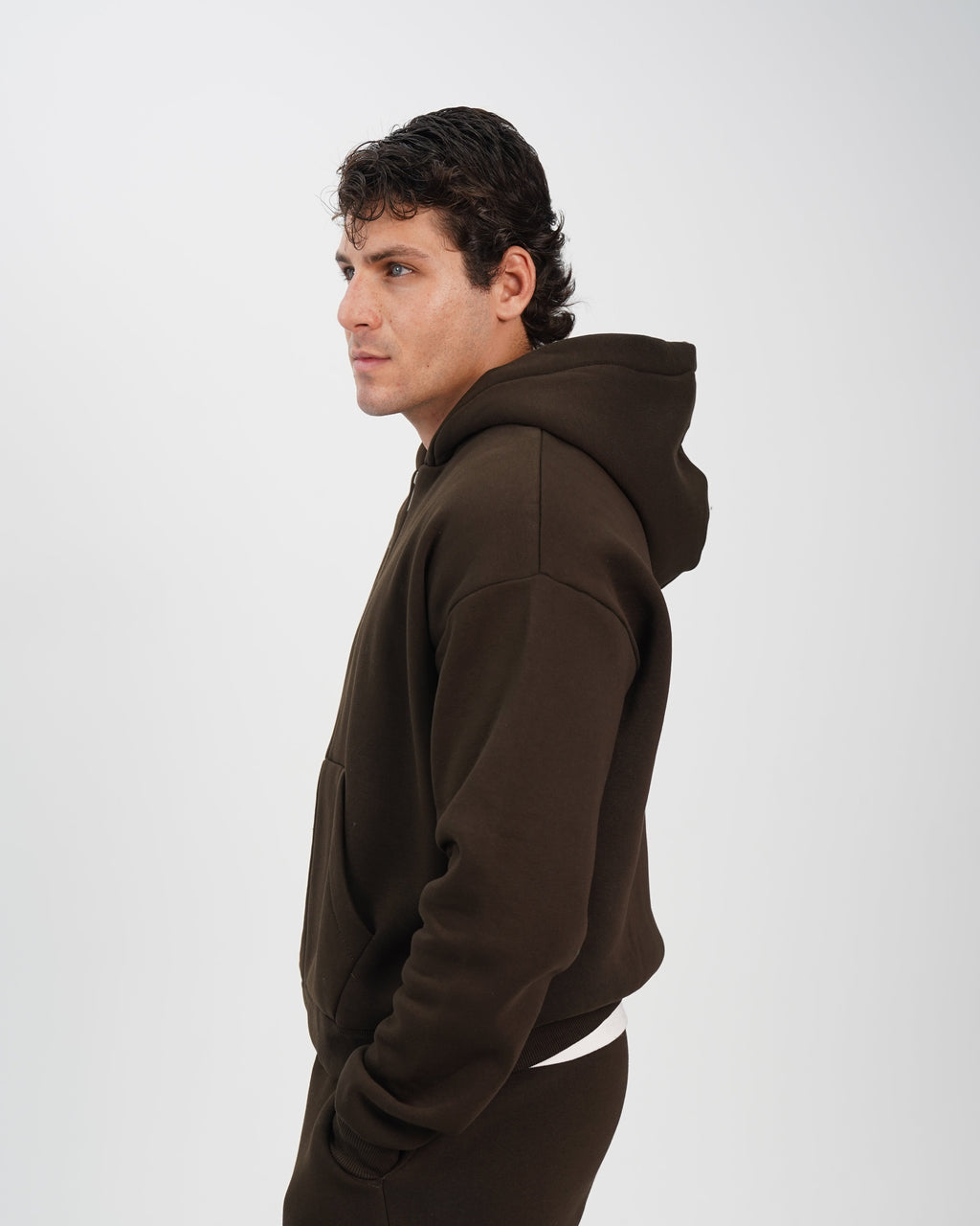 Unisex Hoodie Brown