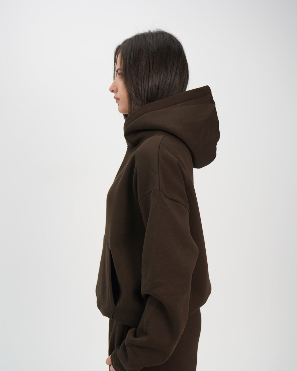 Unisex Hoodie Brown