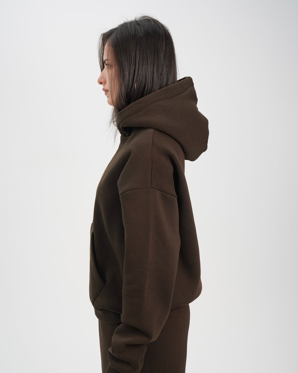 Unisex Hoodie Brown
