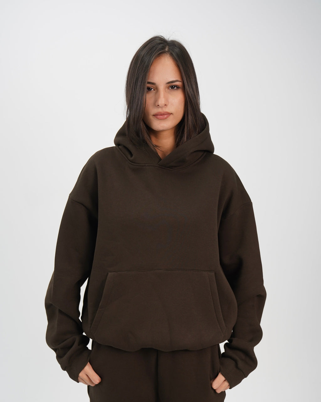 Unisex Hoodie Brown