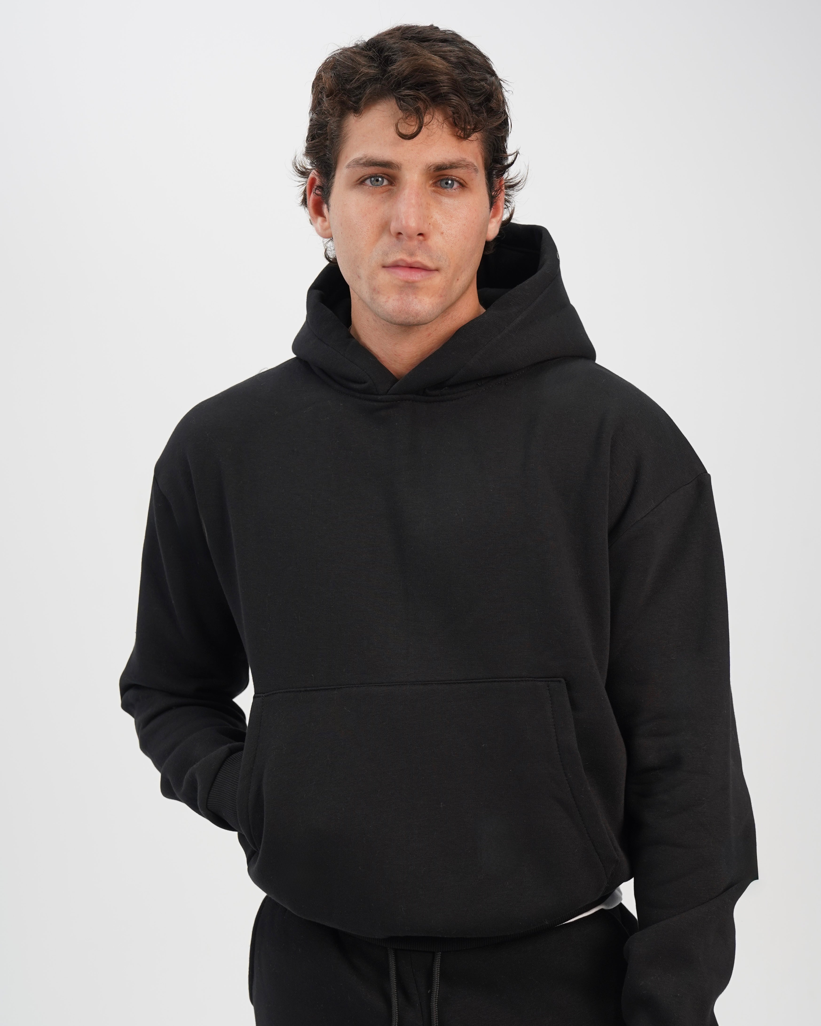 unisex hoodie black