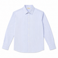 Long Sleeve Blue Striped Shirt