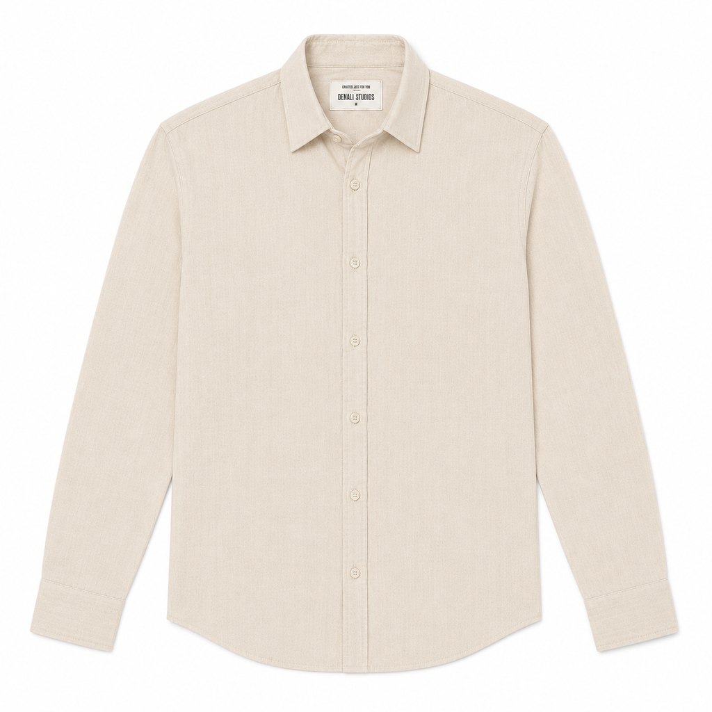 Beige Linen Shirt