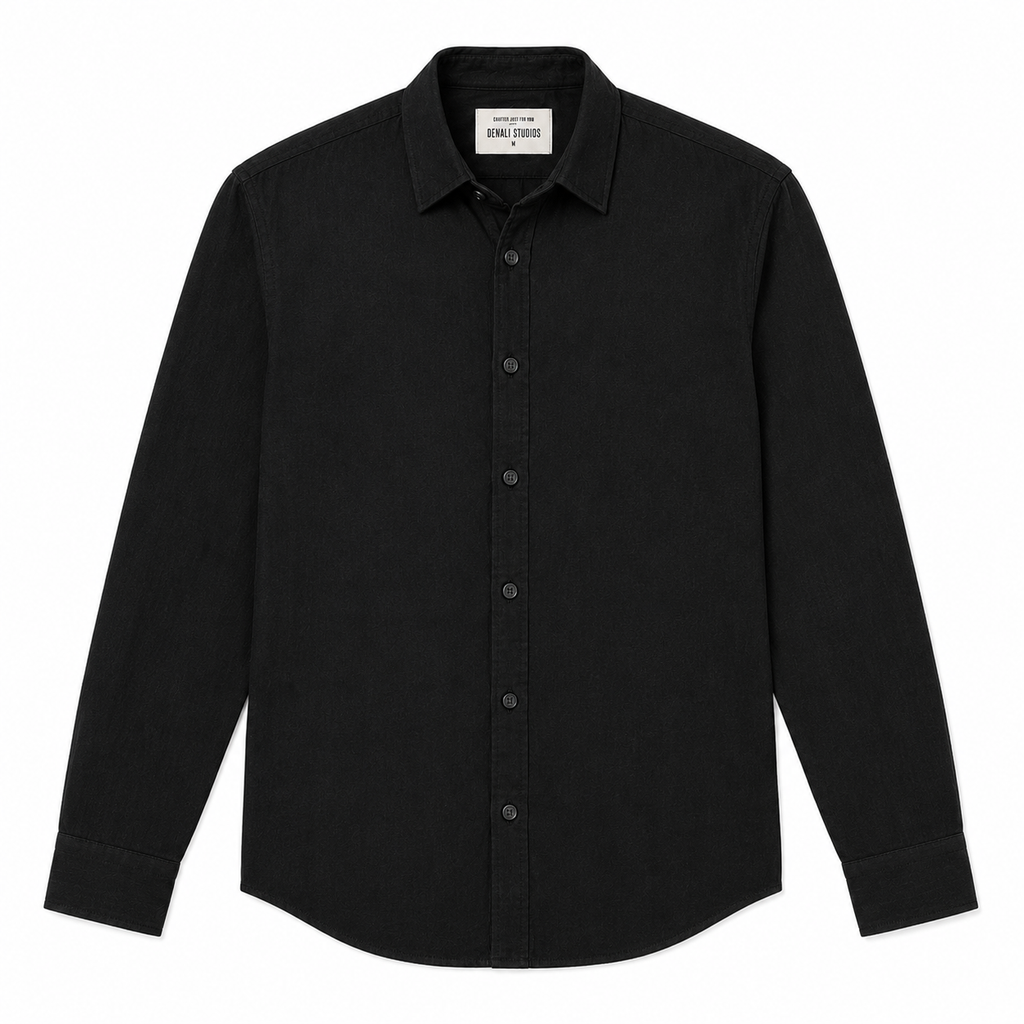 Black Linen Shirt