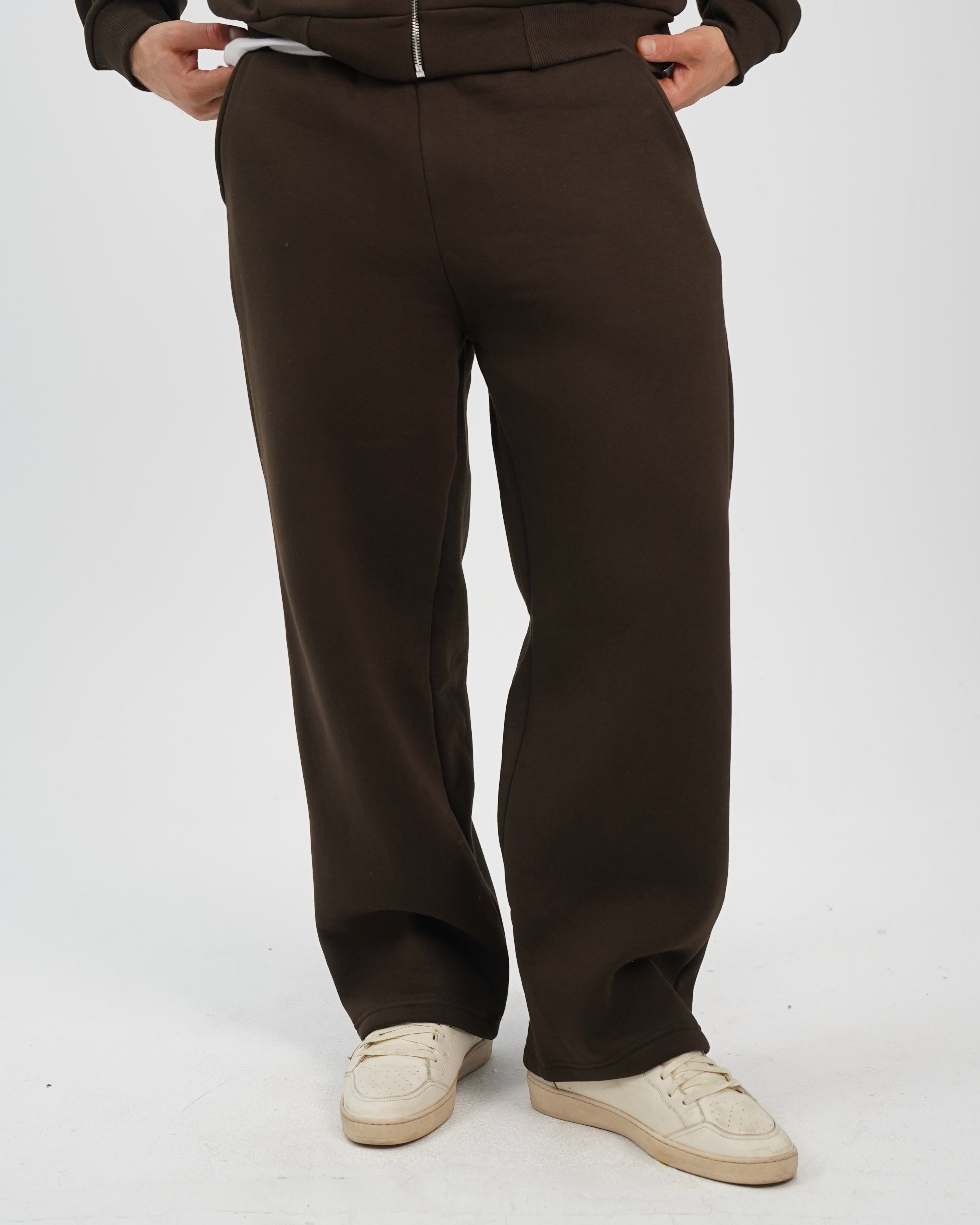 Unisex sweatpants brown