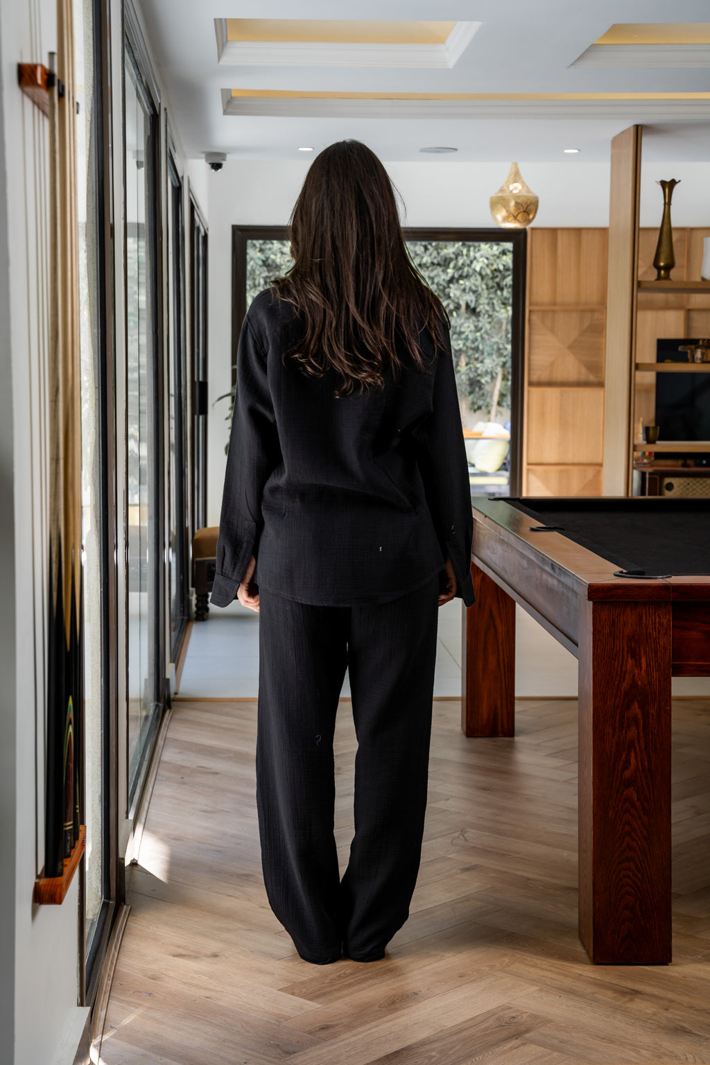 Black Linen Shirt