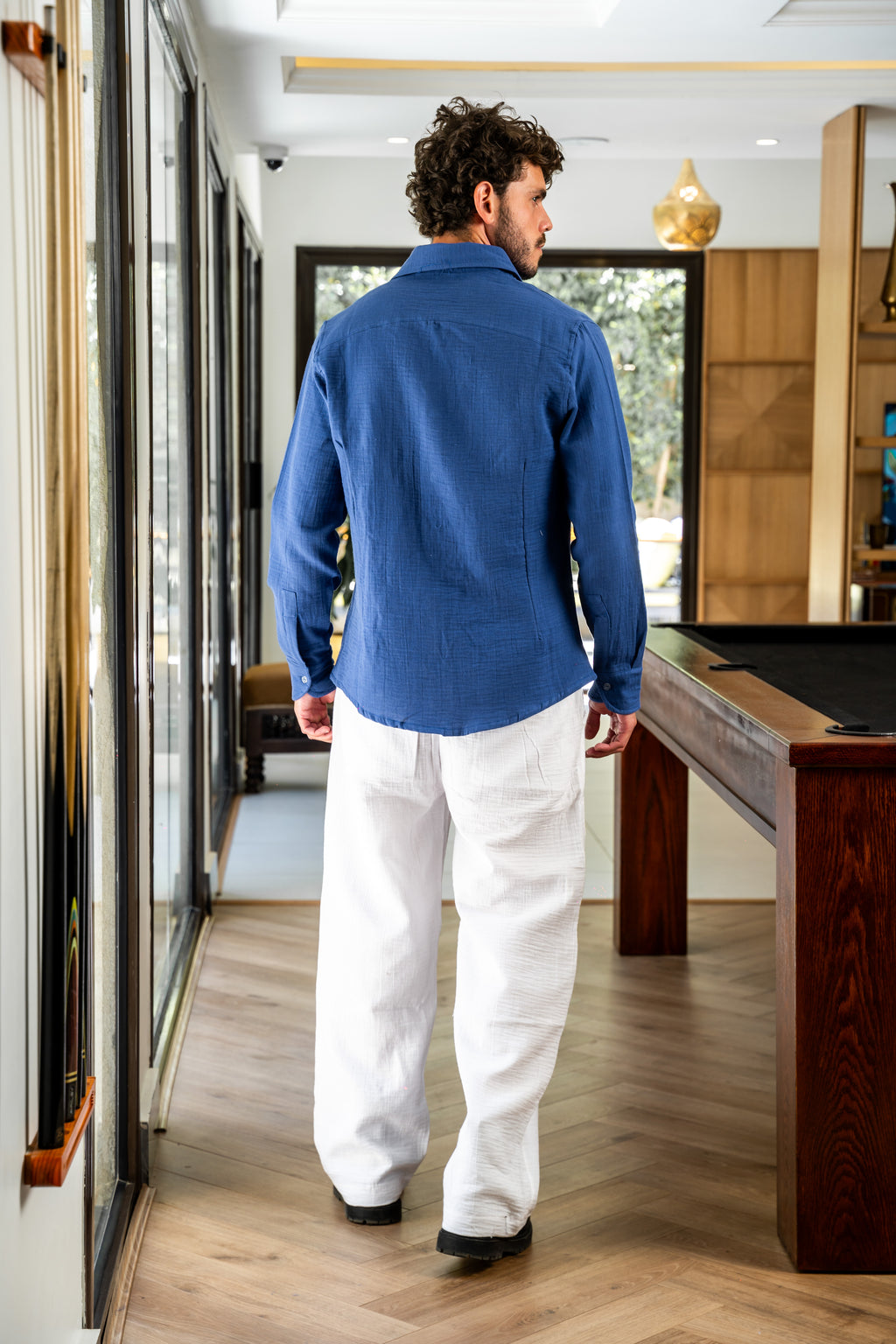 Blue Linen Shirt