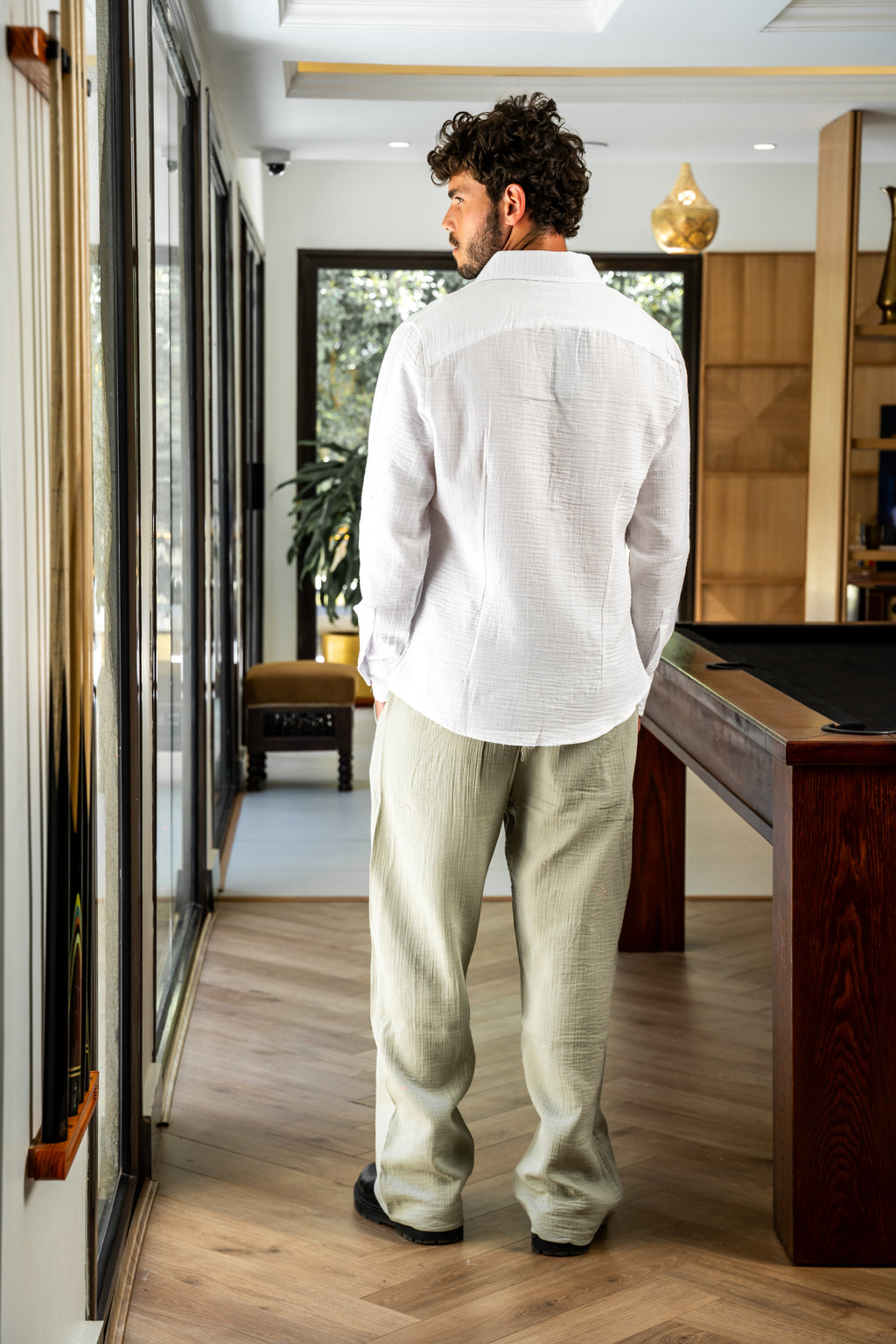 White Linen Shirt
