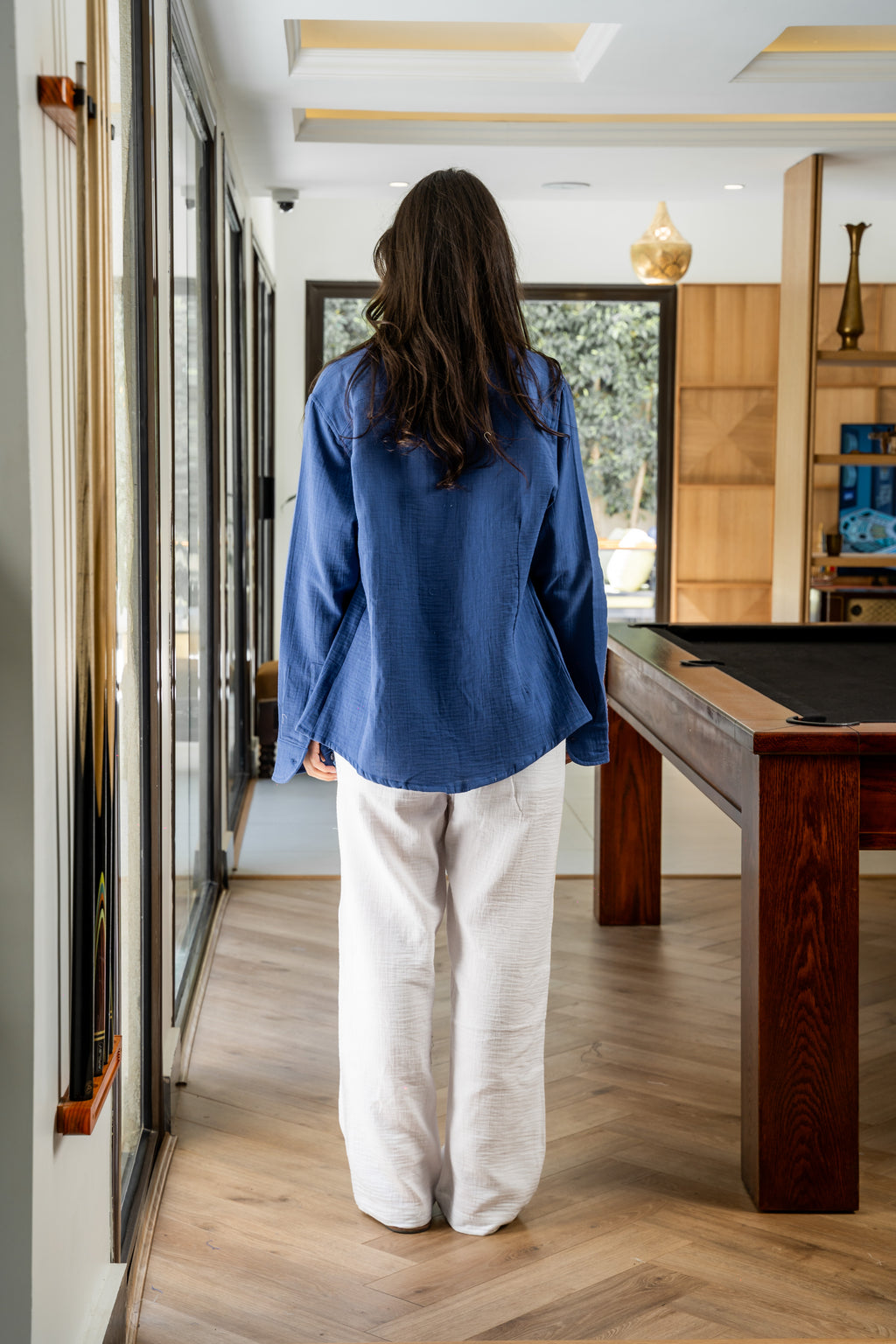 Blue Linen Shirt