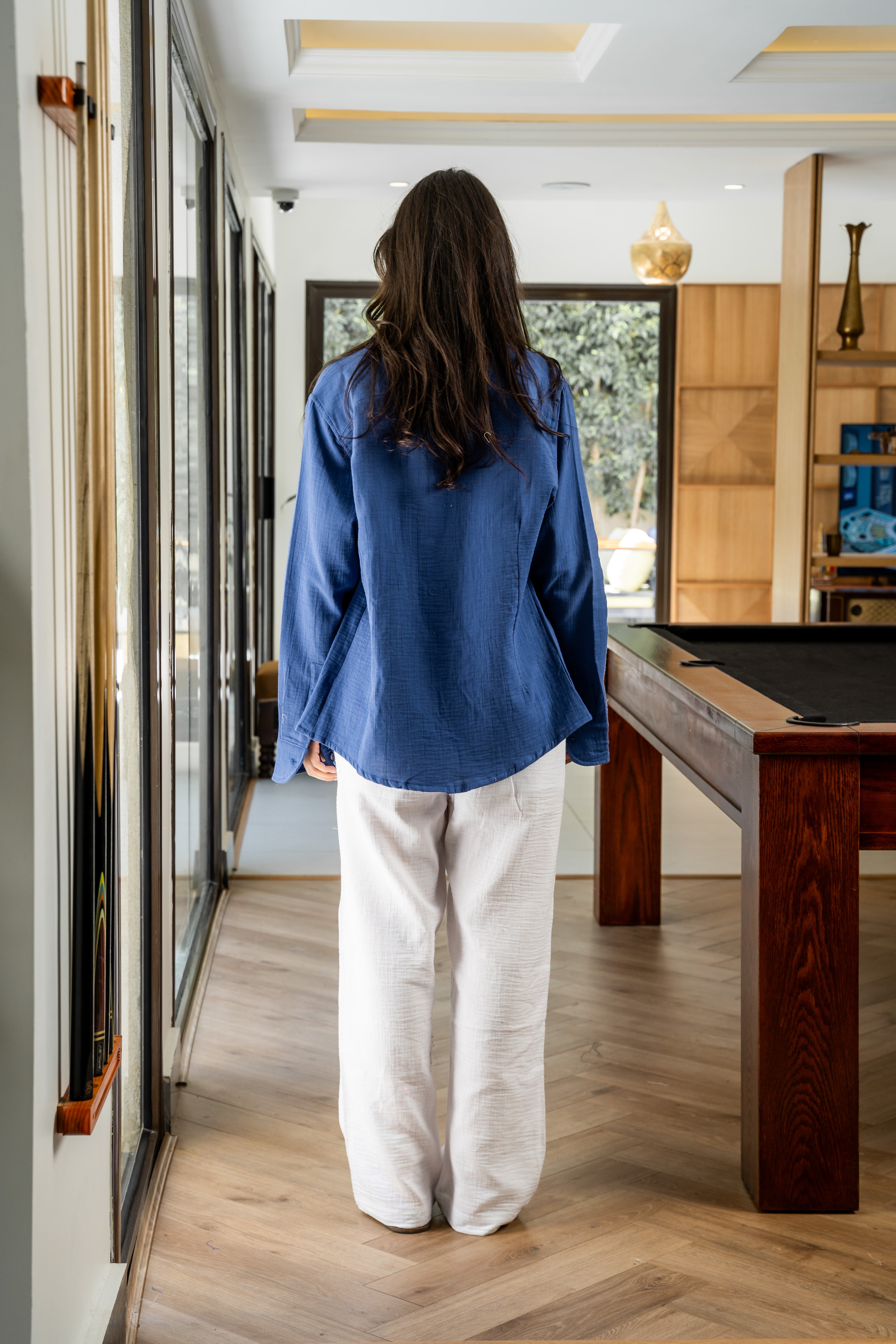 Blue Linen Shirt
