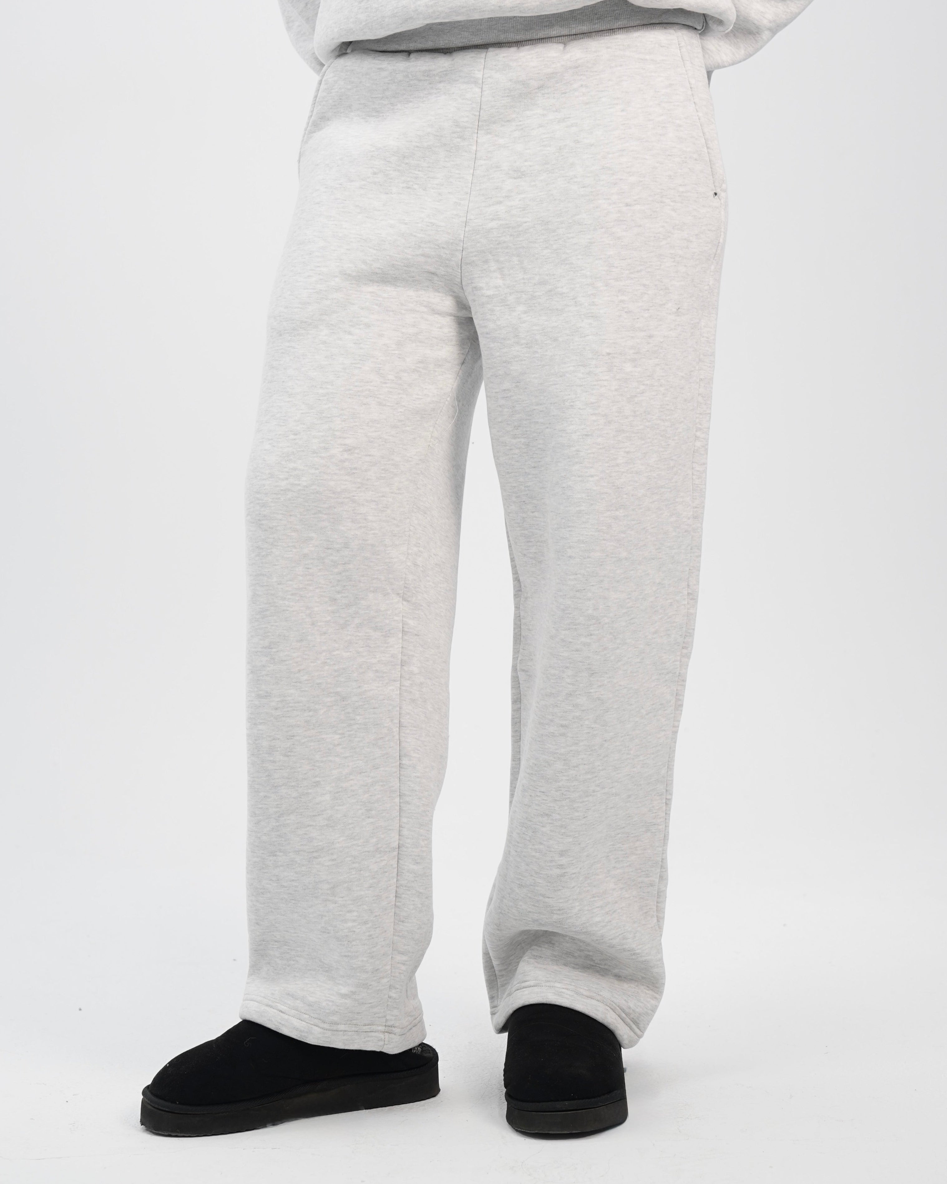 Unisex wide leg sweatpants Grey