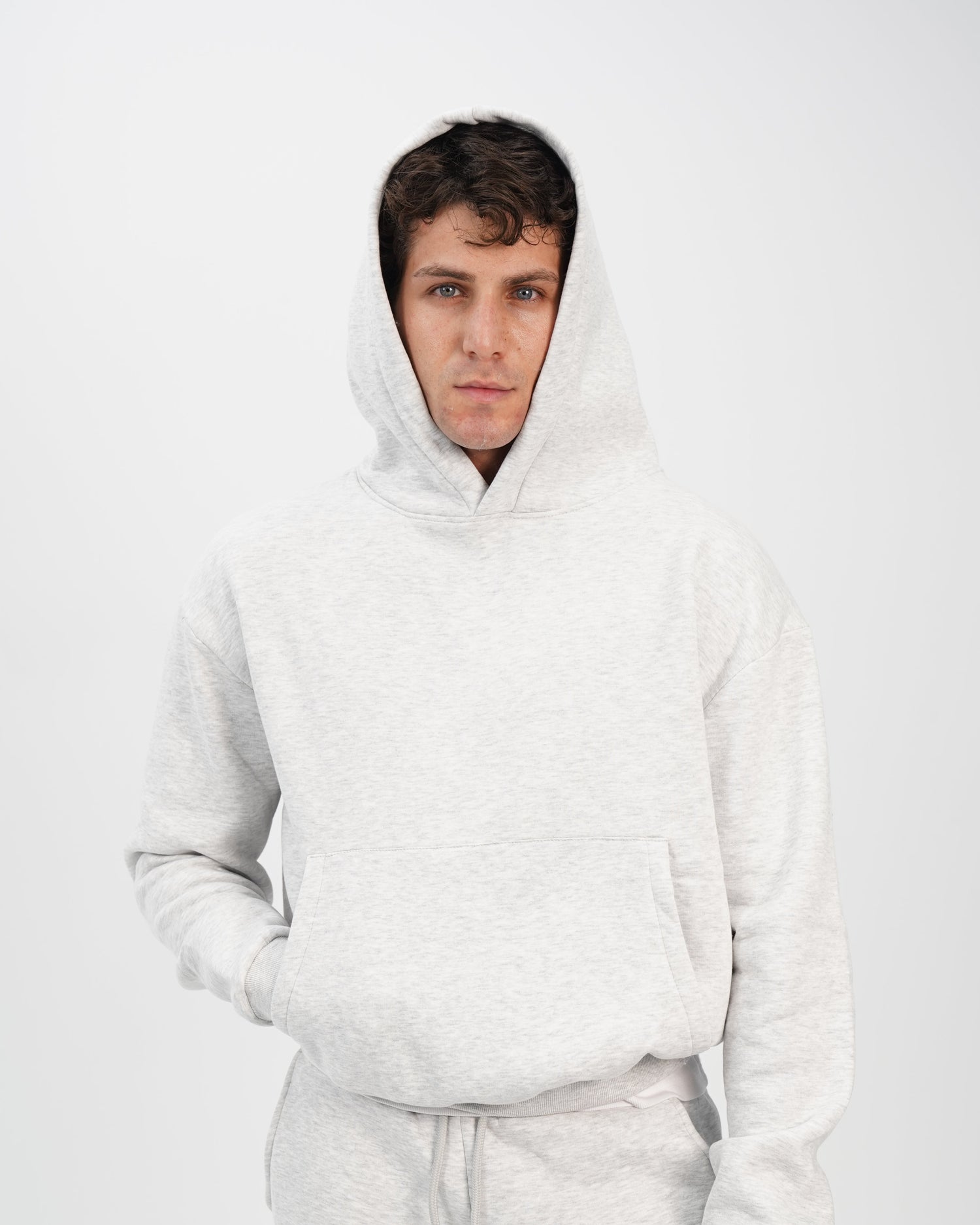 unisex hoodie grey