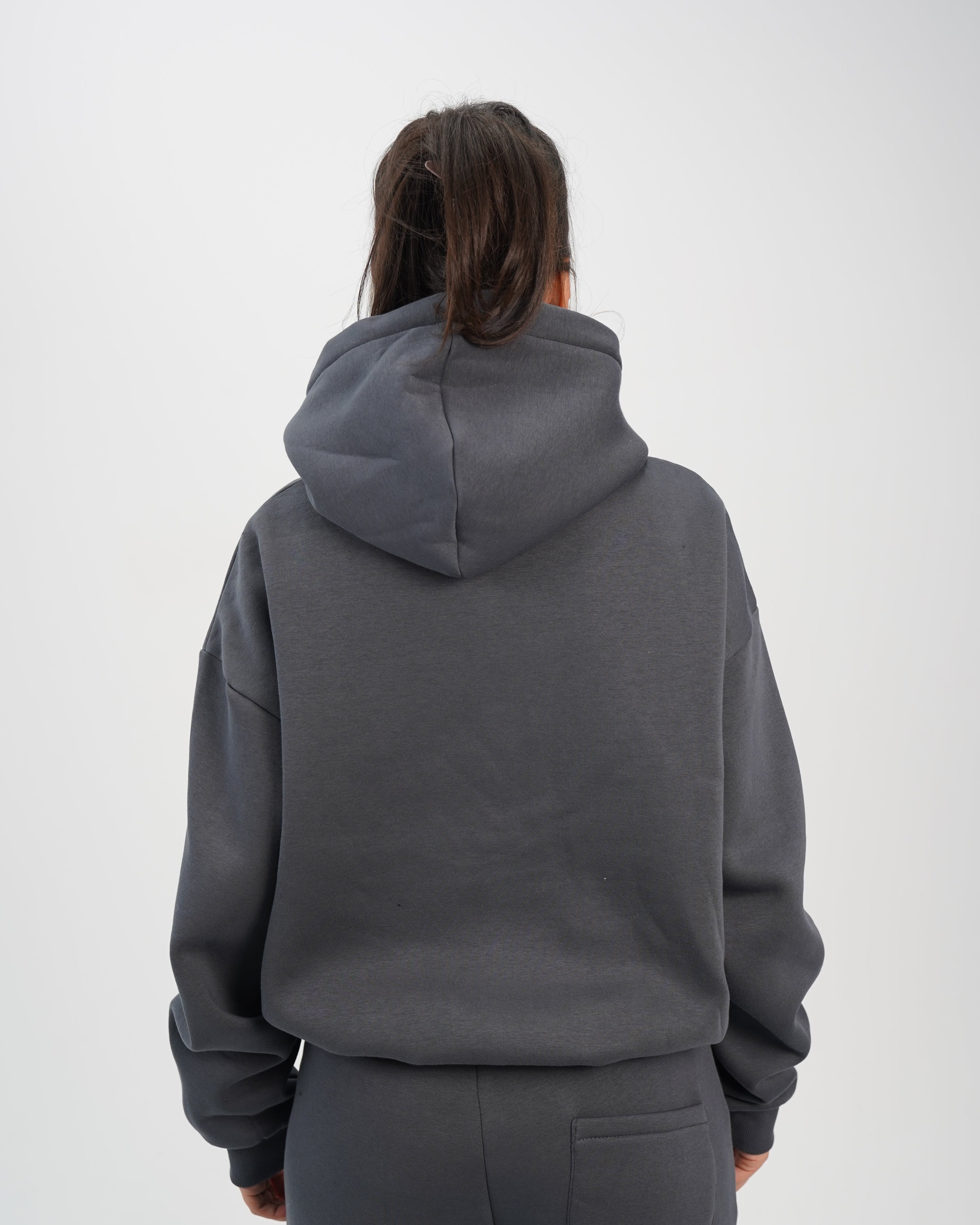 unisex hoodie charcoal