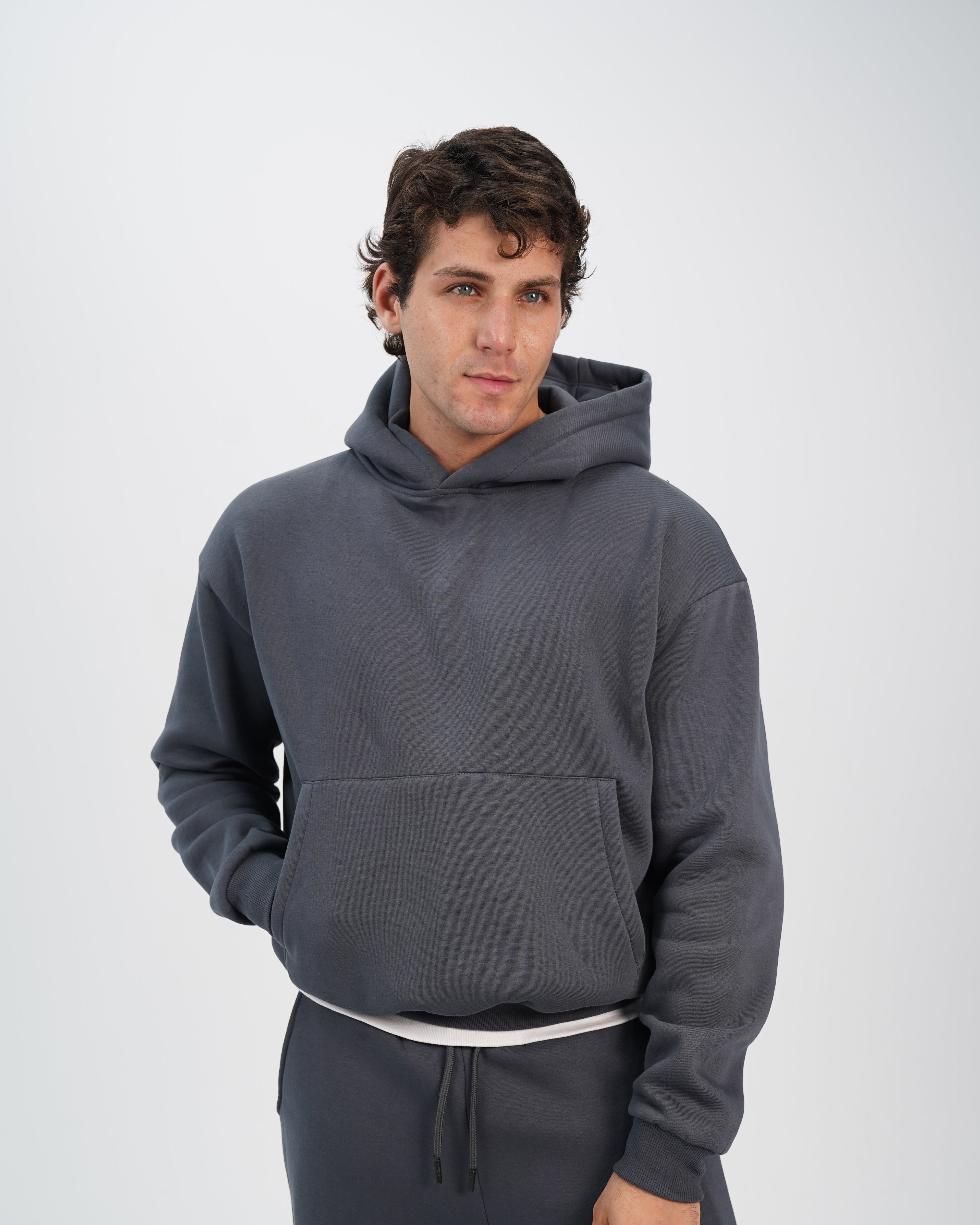 unisex hoodie charcoal