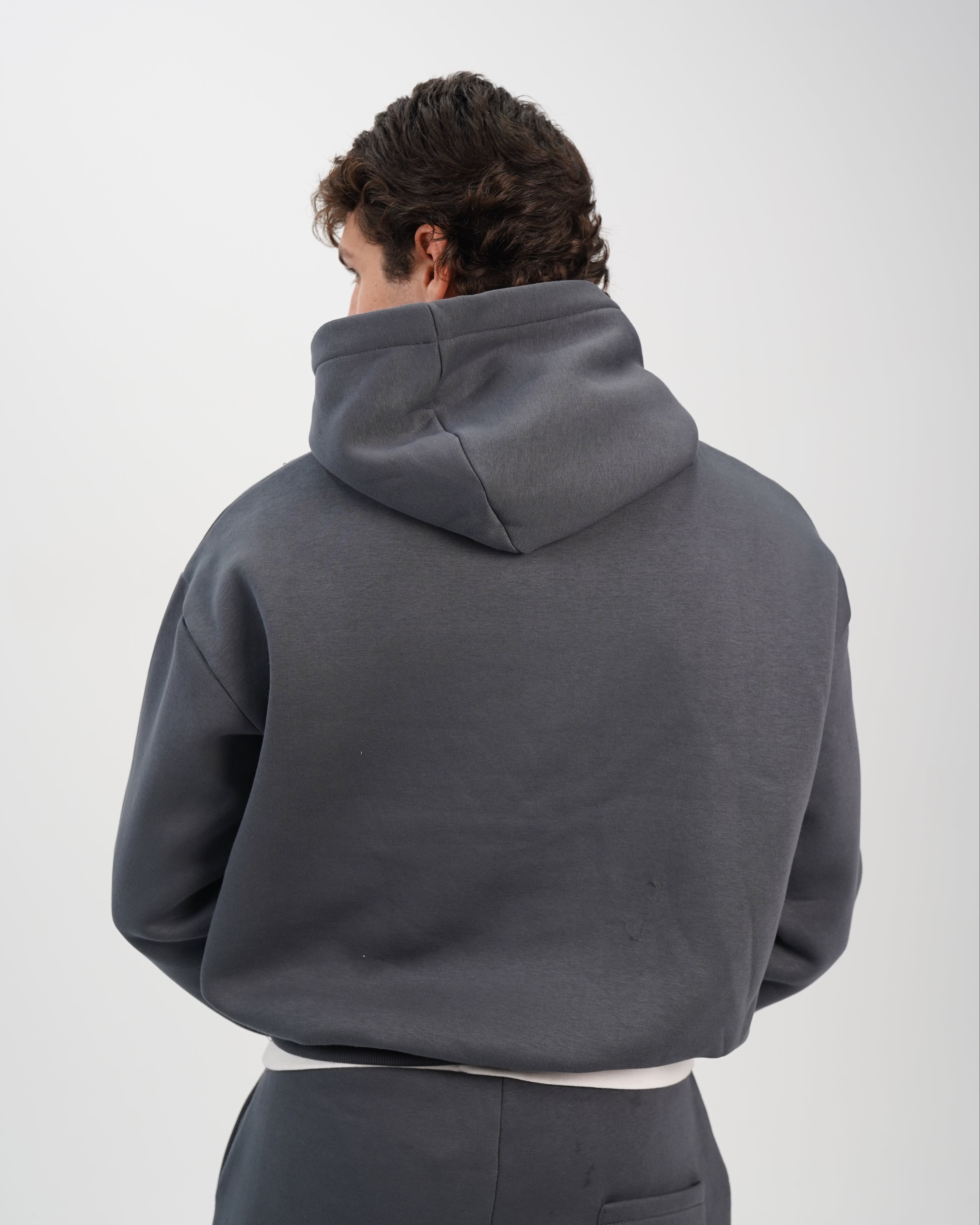 unisex hoodie charcoal