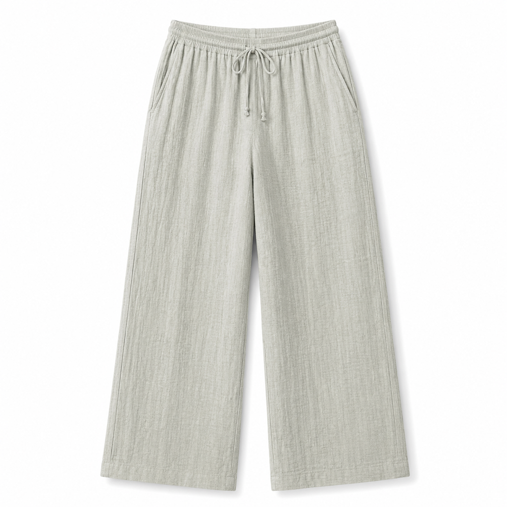 Olive Linen Pants